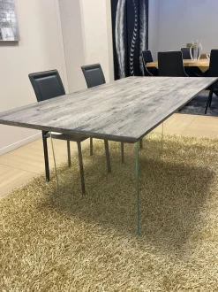 Tavolo in legno rettangolare Artiginale Artigianale in offerta outlet