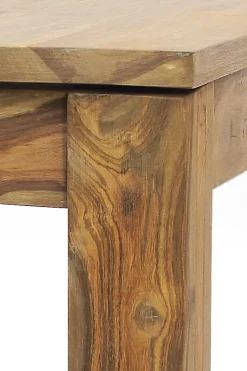 Tavolo in legno rettangolare Tavolo  nature allungabile con prolunghe a scomparsa   Outlet etnico a prezzo scontato