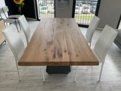 Tavolo in legno rettangolare Tavolo le fablier bangkok 180 rovere invecchiato Le fablier in offerta outlet