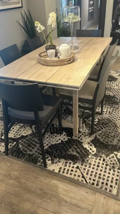 Tavolo in legno rettangolare Tavolo industrial Marchi cucine in offerta outlet