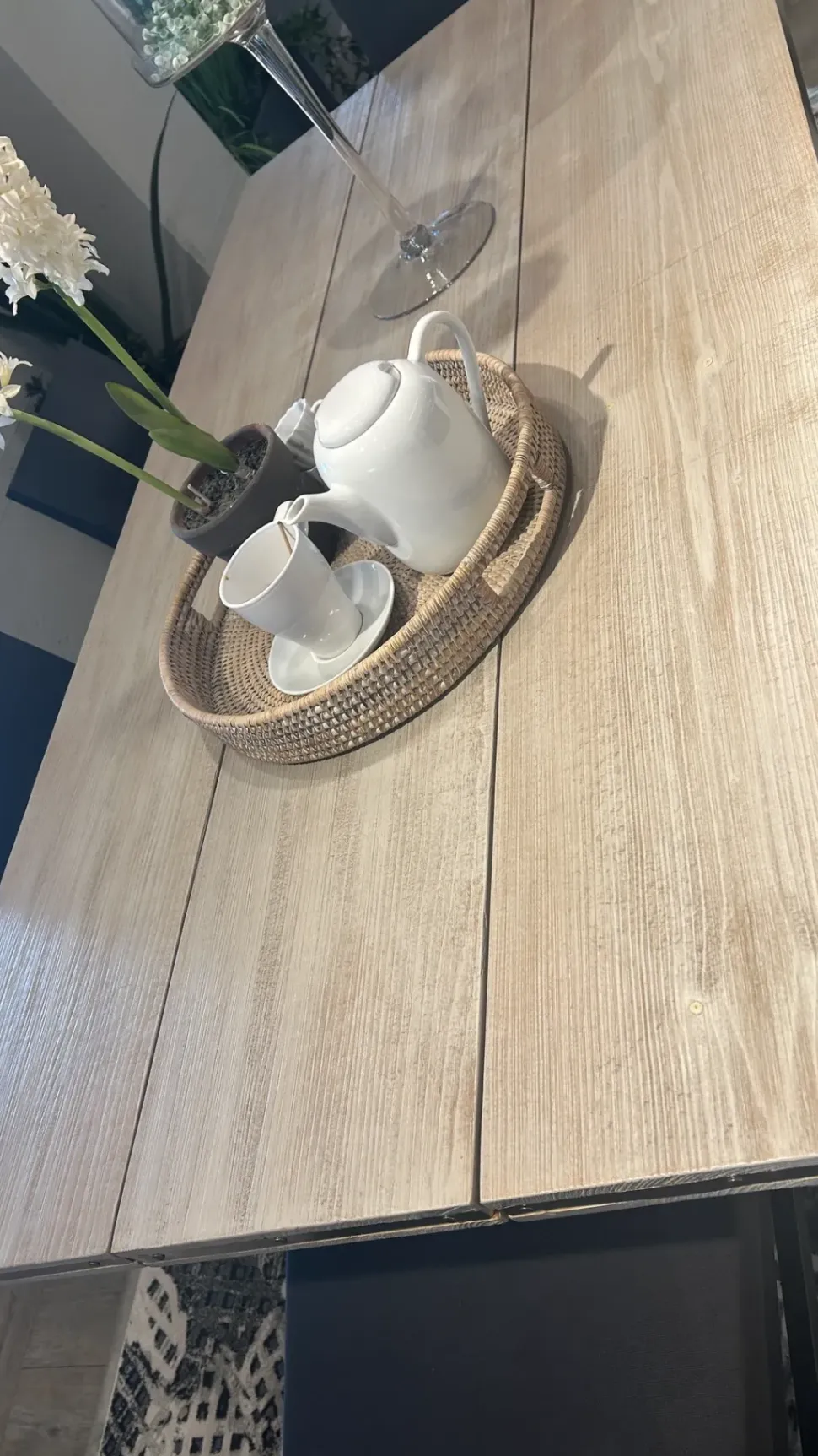 Tavolo in legno rettangolare Tavolo industrial Marchi cucine in offerta outlet