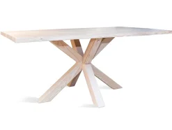 Tavolo in legno rettangolare Croce Artigianale in offerta outlet