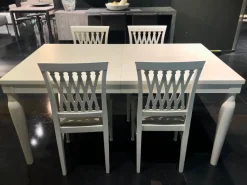 Tavolo in legno rettangolare Slamet Lube cucine in offerta outlet