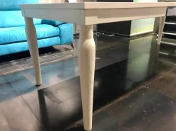 Tavolo in legno rettangolare Slamet Lube cucine in offerta outlet