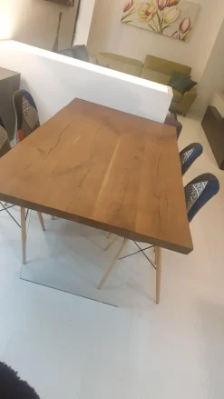 Tavolo in legno rettangolare Class Clessidra a prezzo ribassato