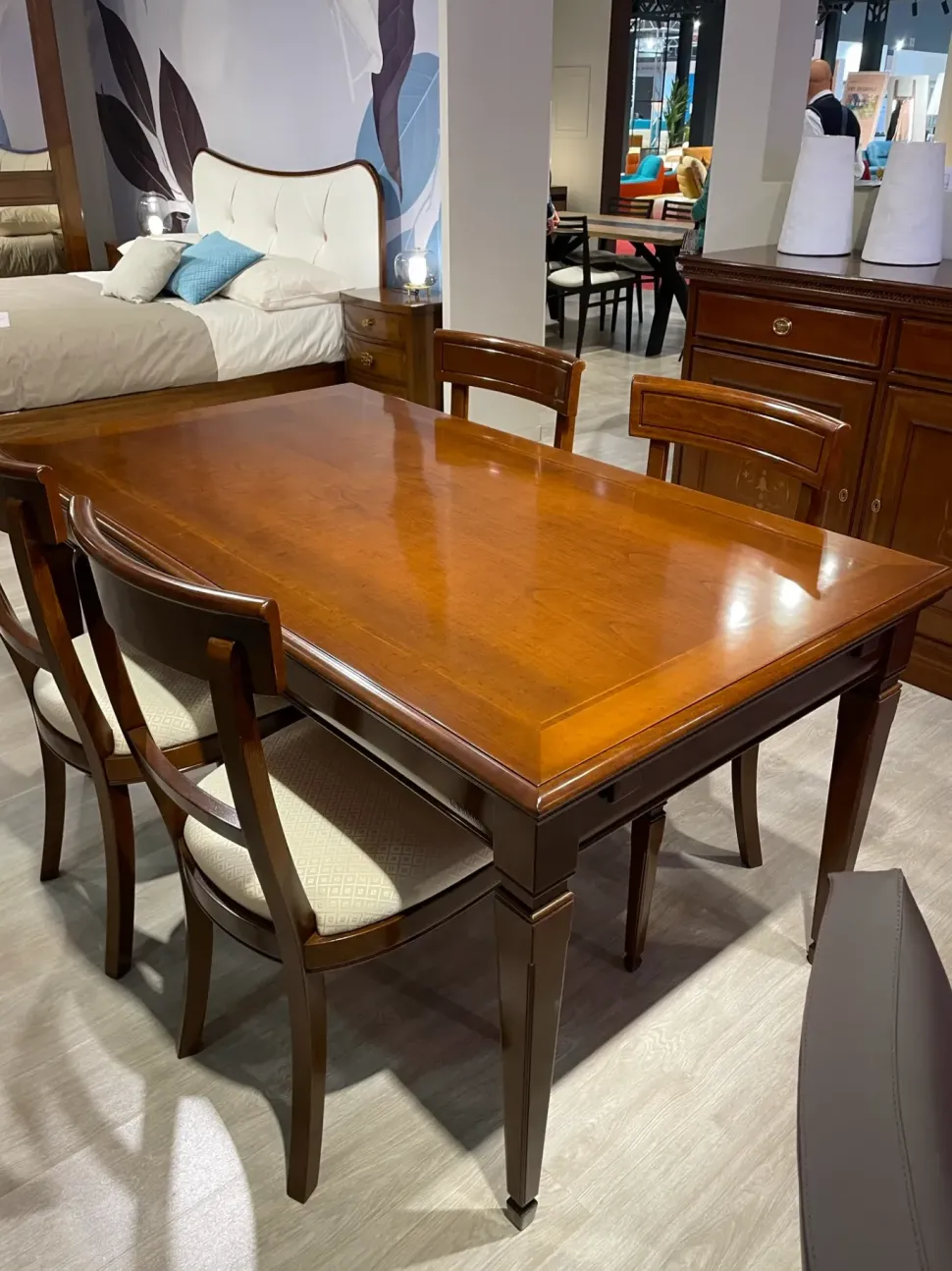 Tavolo in legno rettangolare Tavolo tulipano Le fablier in offerta outlet