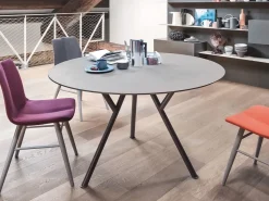 Tavolo in legno rotondo Sunny design Novamobili a prezzo scontato