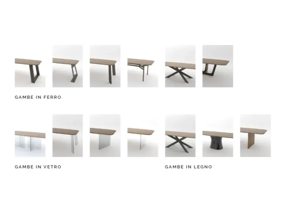 Tavolo in legno sagomato Copenhagen Devina nais a prezzo scontato