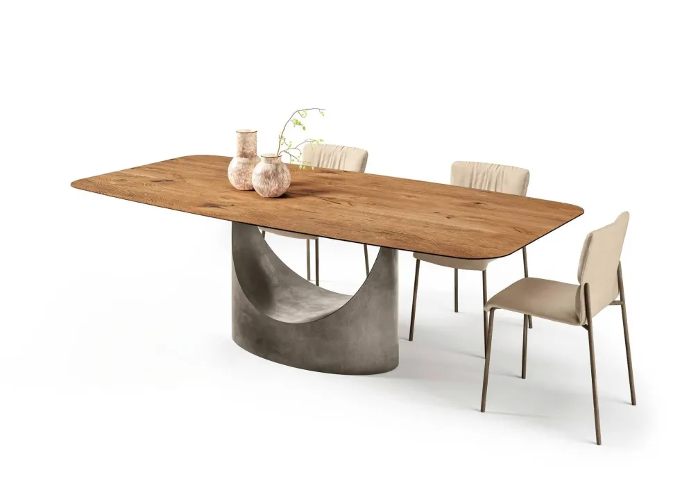 Tavolo in legno sagomato U table sagomato 220x120 Lago a prezzo ribassato