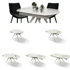 Tavolo in marmo rettangolare Marble Collezione esclusiva a prezzo scontato