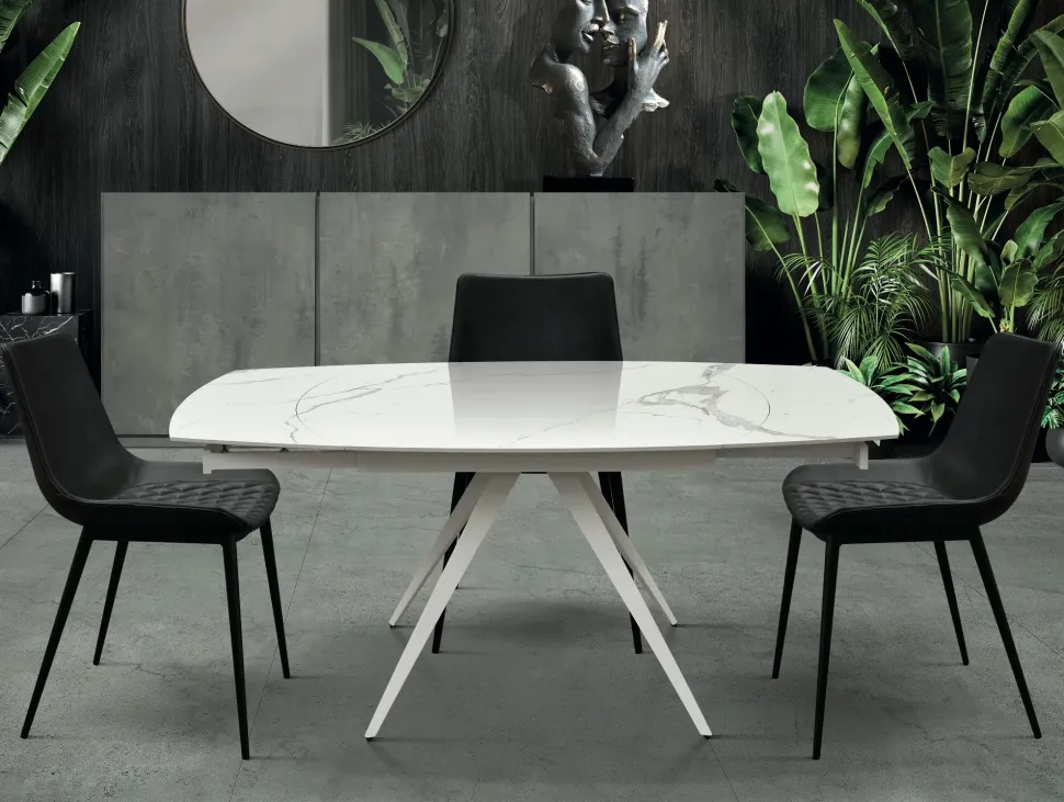 Tavolo in marmo rettangolare Marble Collezione esclusiva a prezzo scontato