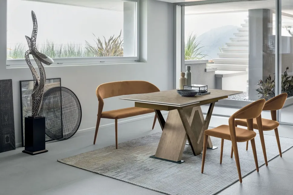 Tavolo in offerta outlet modello Tritone di Collezione esclusiva