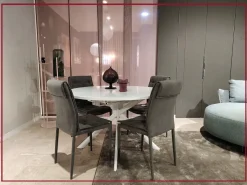 Tavolo in offerta outlet modello Giove cb-4739 d120 di Connubia