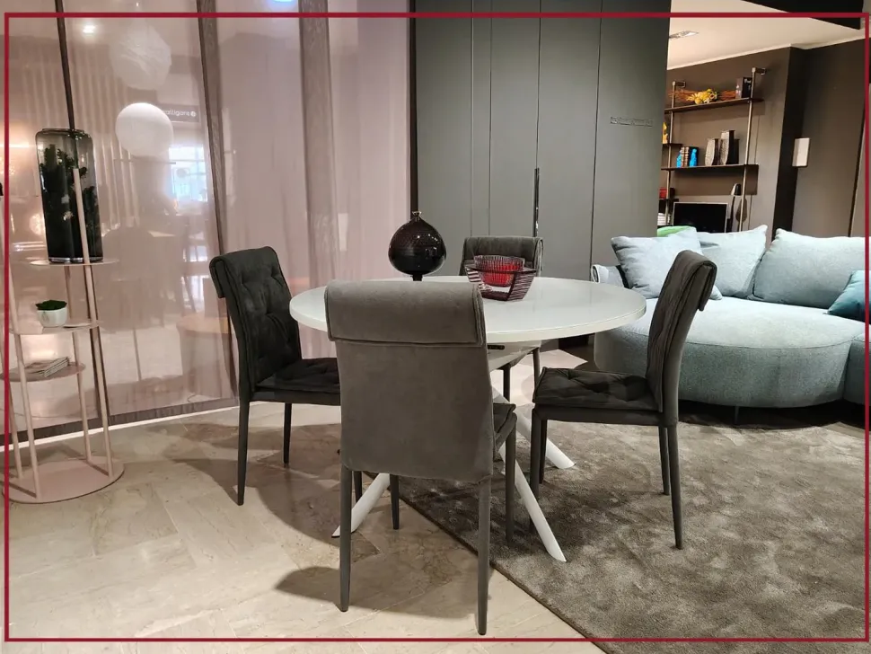 Tavolo in offerta outlet modello Giove cb-4739 d120 di Connubia