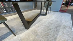 Tavolo in vetro Bonaldo, design Art. Offerta Outlet.