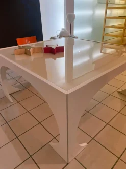 Tavolo in vetro quadrato Tavolo Artigianale in offerta outlet