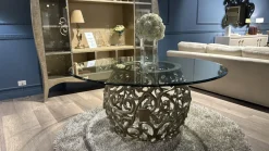 Tavolo in vetro rotondo Medea Giusti portos in offerta outlet