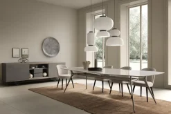 Tavolo in vetro rotondo P016 Presotto a prezzo scontato