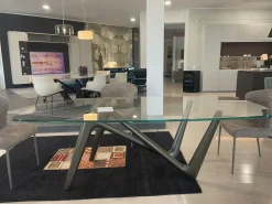 Tavolo in vetro sagomato Tavolo esse Compar a prezzo scontato