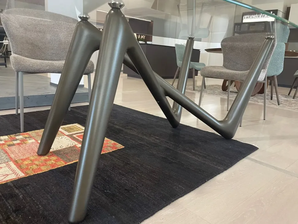 Tavolo in vetro sagomato Tavolo esse Compar a prezzo scontato