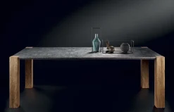 Tavolo Lisbona Nature design in legno Fisso