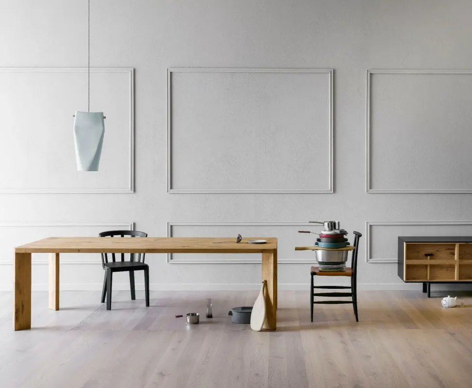 Tavolo Manero Miniforms in legno Fisso scontato 30%