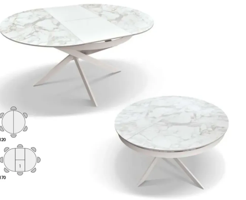 Tavolo Md work Rondò t PREZZI OUTLET -51%