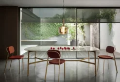 Tavolo Md work Table luxury calacatta ottone PREZZI OUTLET