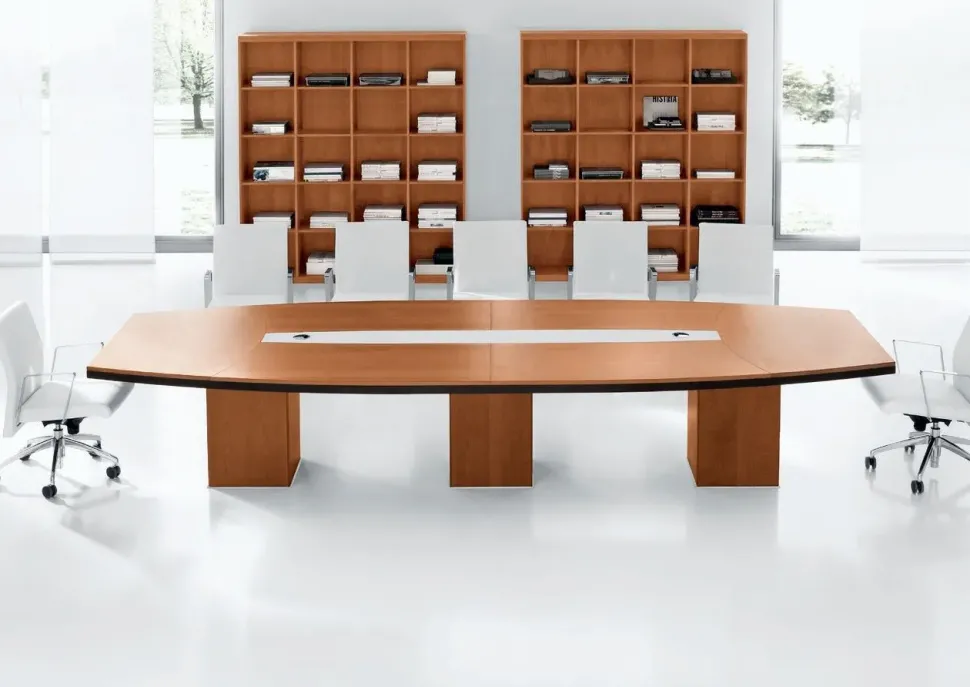 Tavolo Md work Tavolo da riunione con passacavi PREZZI OUTLET -35%