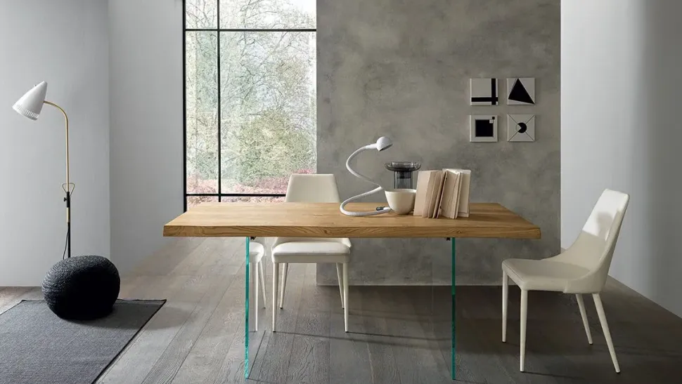 Tavolo Md work Tavolo rovere modello italia spessore 6.5 PREZZI OUTLET