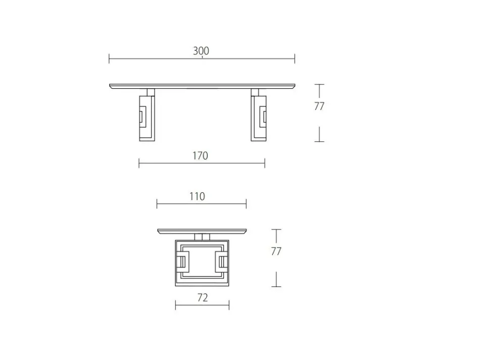TAVOLO Md work Luxury italia nabuk e marmo SCONTATO a PREZZI OUTLET