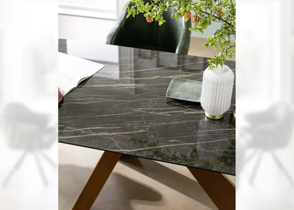 Tavolo Metal in legno rovere massello di Alta corte scontato del 30%