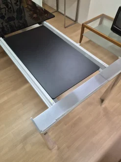 Tavolo Miss Ciacci in vetro Rettangolare allungabile scontato 30%