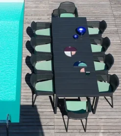 Tavolo modello Rio 210 ext a 280 piano resina per l'esterno Nardi a prezzo scontato