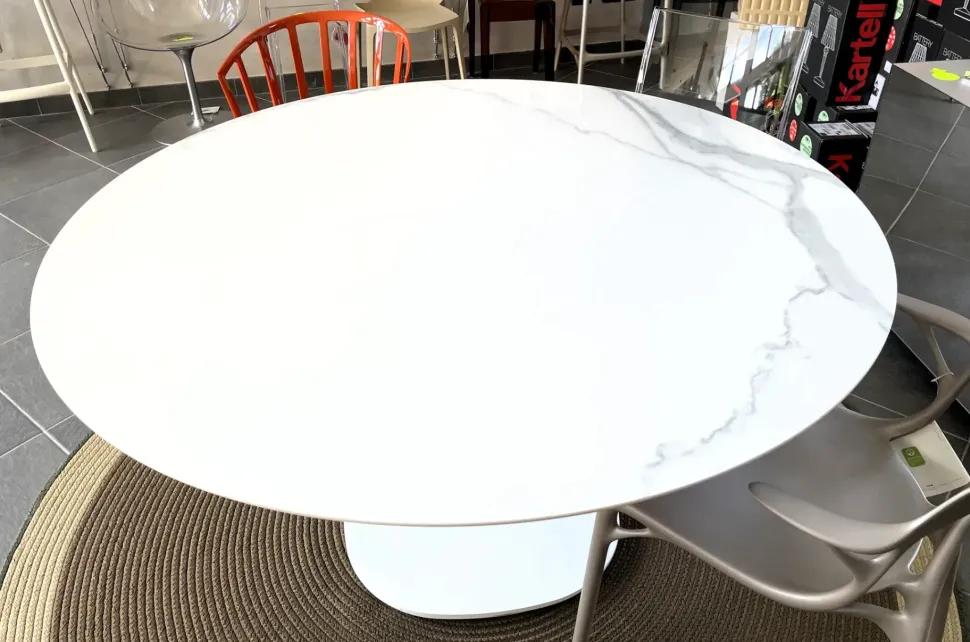 Tavolo Multiplo tondo di Kartell scontato del 40%