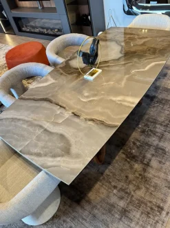 Tavolo Onda Di lazzaro in ceramica Allungabile scontato 41%