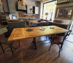 Tavolo Outlet etnico Tavolo singer ghisa e lagno massello in offerta  PREZZI OUTLET