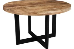 TAVOLO Outlet etnico Tavolo industrial tondo  detroit SCONTATO a PREZZI OUTLET