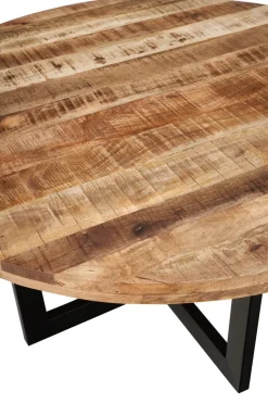 TAVOLO Outlet etnico Tavolo industrial tondo  detroit SCONTATO a PREZZI OUTLET