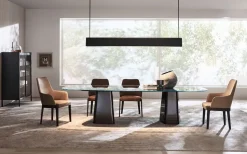 Tavolo ovale in legno Mayfair di Molteni & c in Offerta Outlet