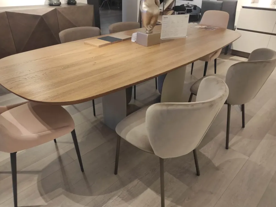 Tavolo ovale Twins di Calligaris a prezzo riservato