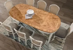 Tavolo Ovalino radica Artigiani veneti in OFFERTA OUTLET -60%