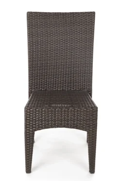 Tavolo per l'esterno Delta 80 cm con 4 poltroncine antalys a marchio Emu a prezzo ribassato