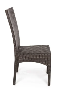 Tavolo per l'esterno Delta 80 cm con 4 poltroncine antalys a marchio Emu a prezzo ribassato