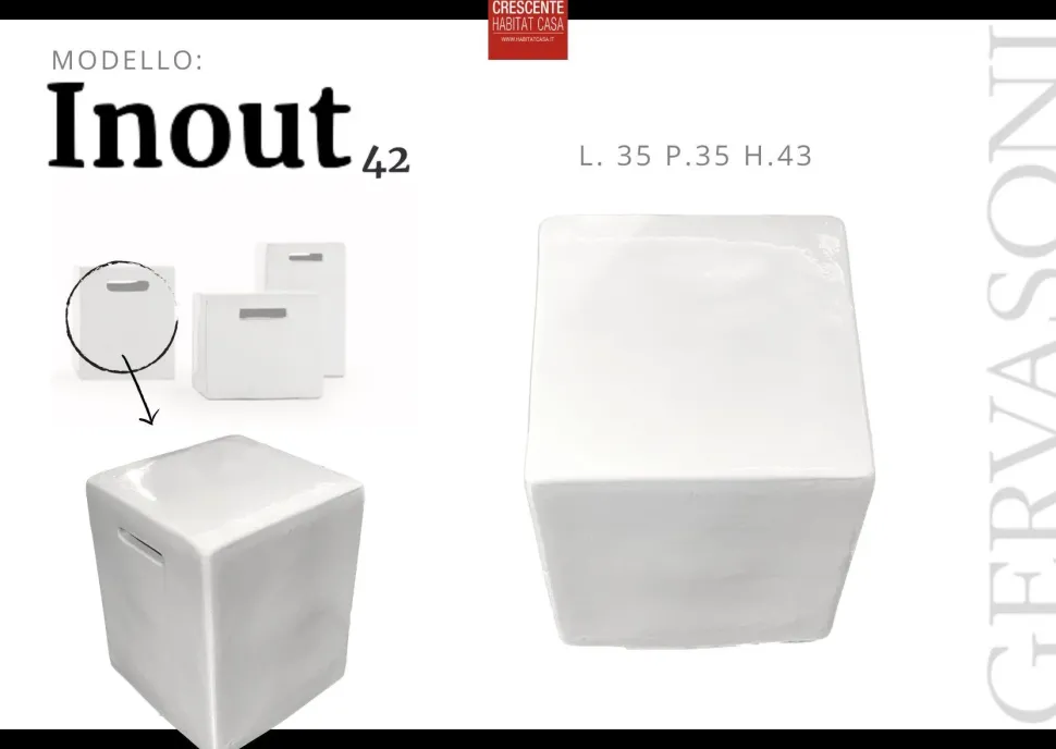 Tavolo per l'esterno Inout 42 Gervasoni a prezzo ribassato