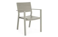 Tavolo per l'esterno Tavolo skipper tortora con 6 poltroncine shark tortora Bizzotto a prezzo scontato