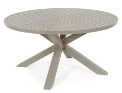 Tavolo per l'esterno Tavolo skipper tortora con 6 poltroncine shark tortora Bizzotto a prezzo scontato