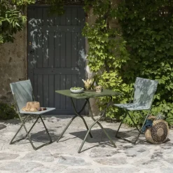 Tavolo per l'esterno Tavolo balcony verde moss lafuma a marchio Collezione esclusiva a prezzo ribassato