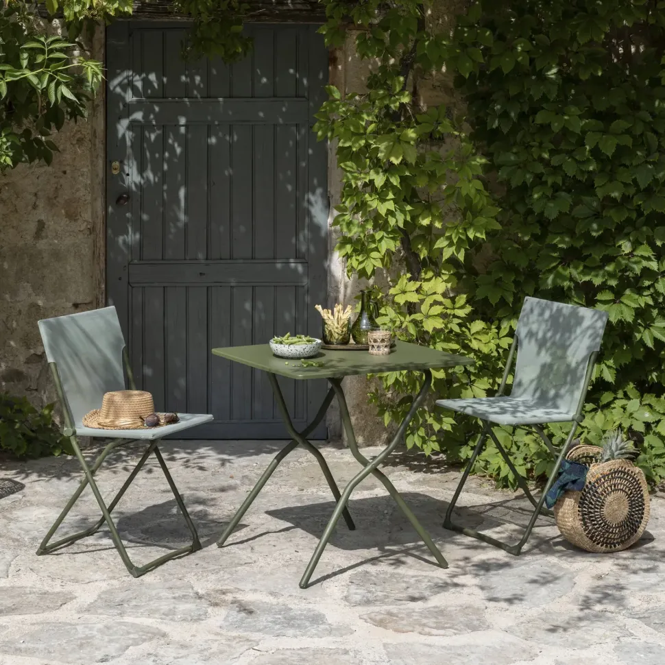 Tavolo per l'esterno Tavolo balcony verde moss lafuma a marchio Collezione esclusiva a prezzo ribassato