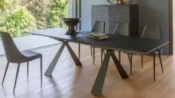 Tavolo quadrato in laminato Delta Altacom in Offerta Outlet